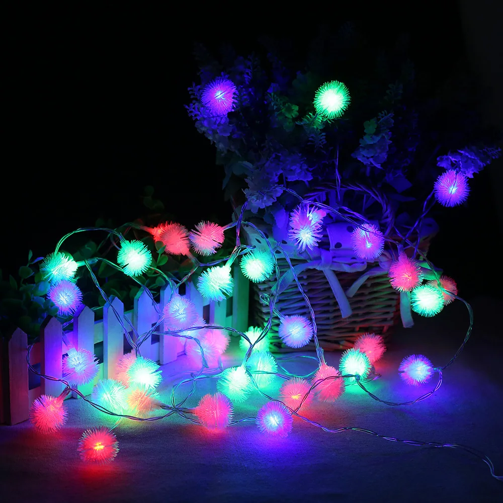 

Christmas Tree Snow Flakes Fairy Lights Snowballs LED String Lights Xmas Birthday Party Home Garden Decoration Light Casamento