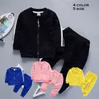 Осенне-весенний детский спортивный костюм, комплекты детской одежды, 2 вещи в комплекте, хлопковая верхняя одежда для детей спортивные костюмы для мальчиков ясельного возраста костюмы на возраст 2, 4, 6 лет