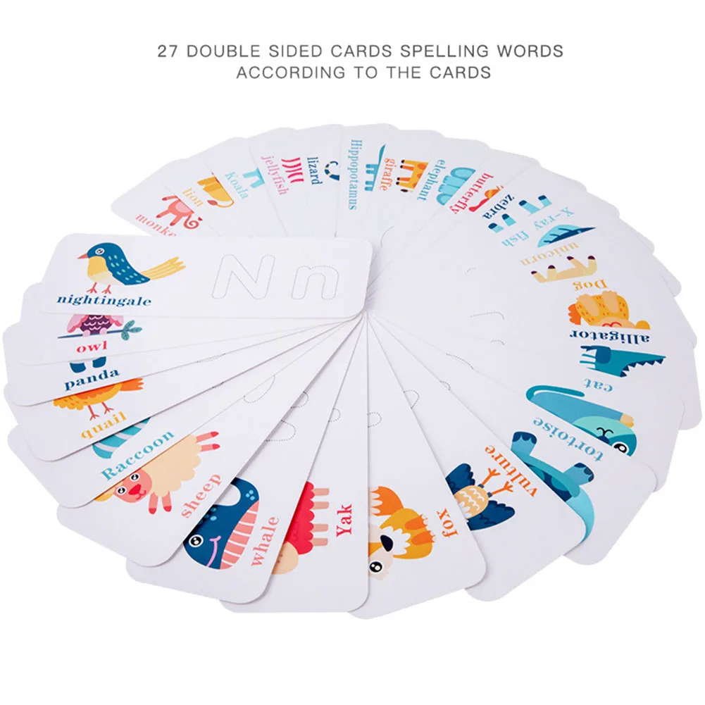 Обучающие карточки с буквами алфавита многофункциональные учебные пособия по