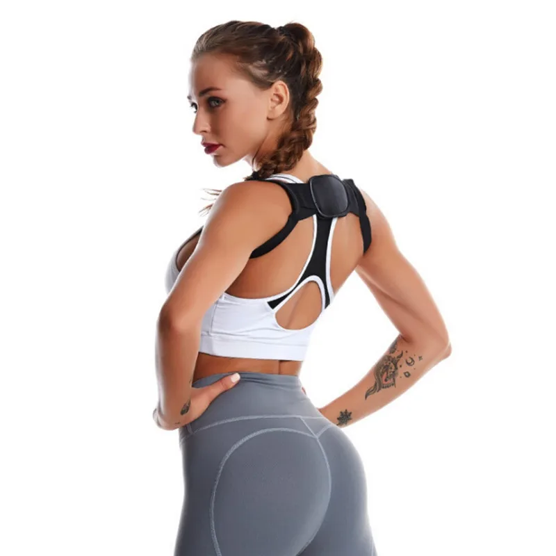 

New Adjustable Women Back Brace Back Posture Corrector Shoulder Support Brace Belt Body Health Care Sports Protective Band