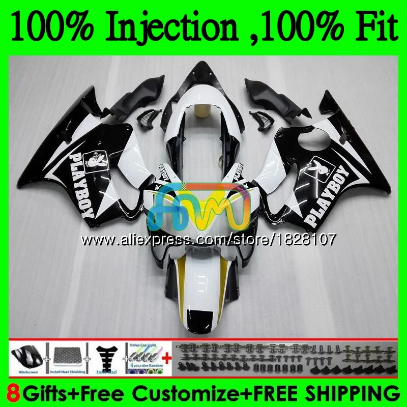 OEM Обтекатели для HONDA CBR600 FS CBR 600F4i 600 F4i 04 05 06 07 141BS.19 CBR600F4i 2004 Белый Черный 2005 2006