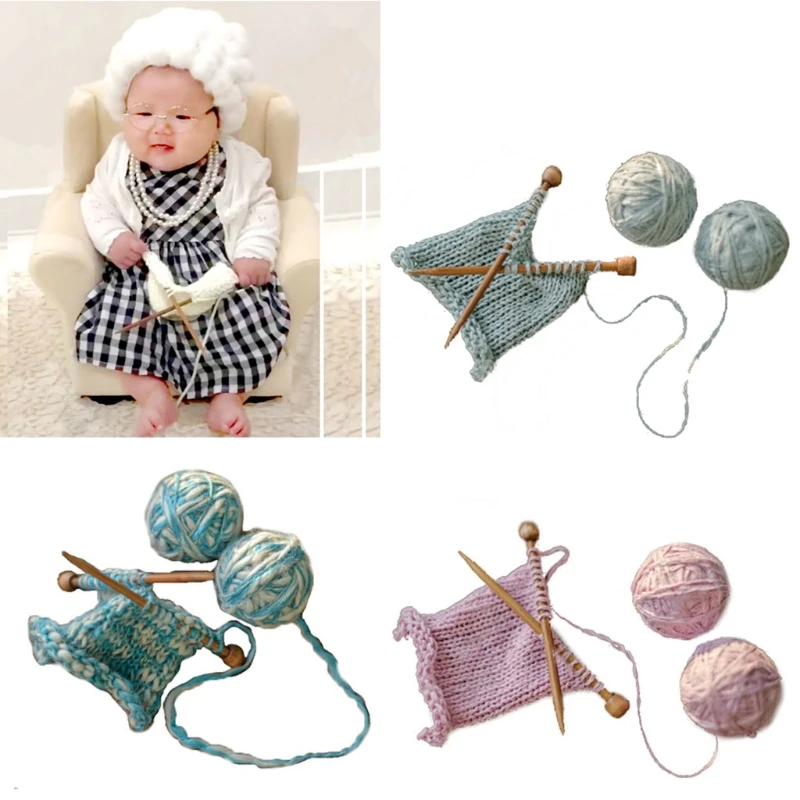 

Mini Props Newborn Photography Props Baby Photo Shooting Accessories Creative Cosplay Grandma Props