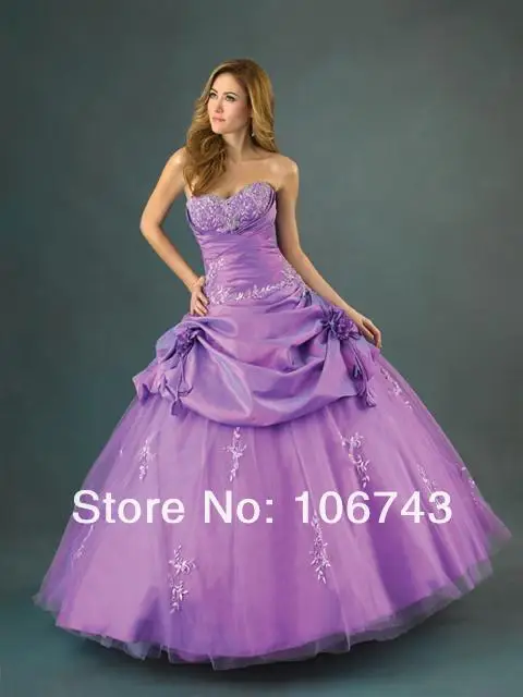 

free shipping 2015 new design hot sale vestidos de festa longo sweetheart ball gown custommade lace up appliques wedding dresses