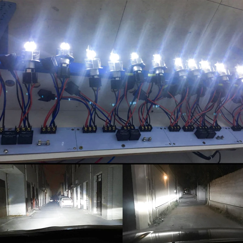 12V 24V 80W 12000LM H4 9003 HB2 светодиодный головной светильник лампы диодные для автомобиля