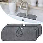 Впитывающий Коврик для кухонного смесителя, дождевая ткань, брызговик из микрофибры, защита от брызг на кран для ванной комнаты