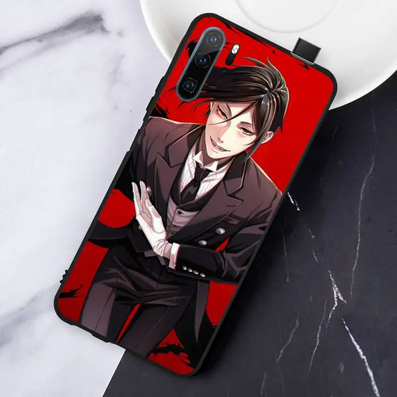 

Hot Black Butler Japan Anime Phone Case For Huawei honor Mate P 10 20 30 40 Pro 10i 9 10 20 8 x Lite