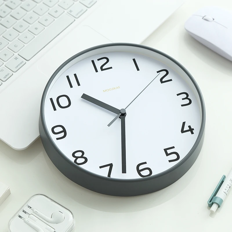 Маленькие настенные часы декор для гостиной двухцелевые настольные бесшумные 3d