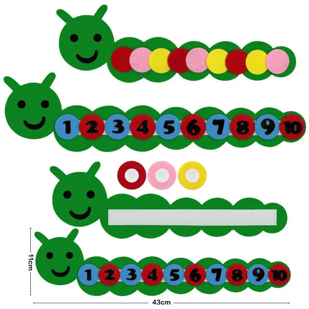 Детская Войлочная игрушка для пальцев ручной работы нетканые материалы цифровые