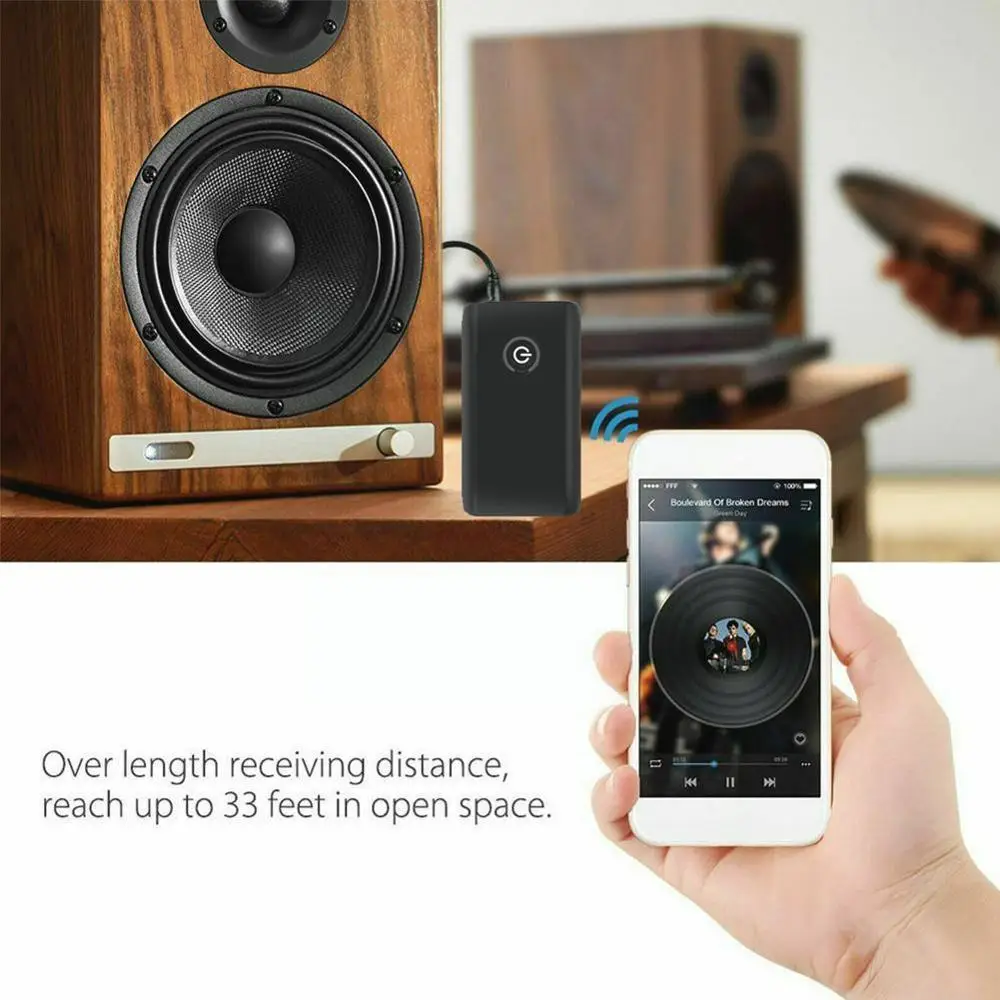 2 в 1 Bluetooth 5 0 передатчик приемник ТВ ПК Автомобильный музыкальный