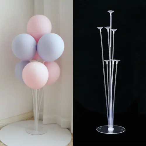 1 Set Column Upright Balloons Support Display Stand Birthday Wedding Party Decor Table Floating Letter Supporting Rod | Дом и сад