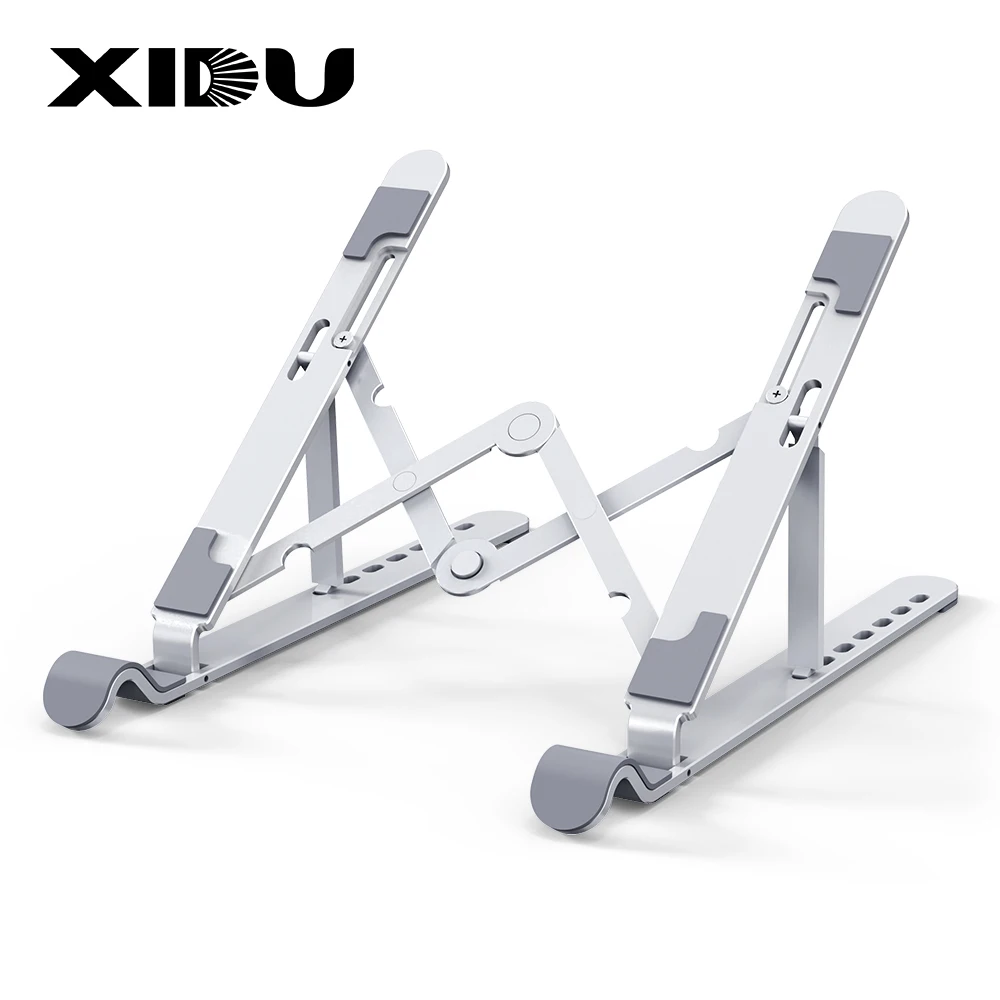 XIDU-soporte plegable para ordenador portátil, accesorio de aleación de aluminio para escritorio, Notebook, Monitor