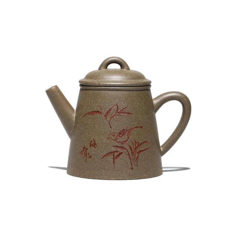 

Yixing Zisha pot Qingqu gaoshipiaohu Yuzhong sand raw ore qingduan mud Handmade