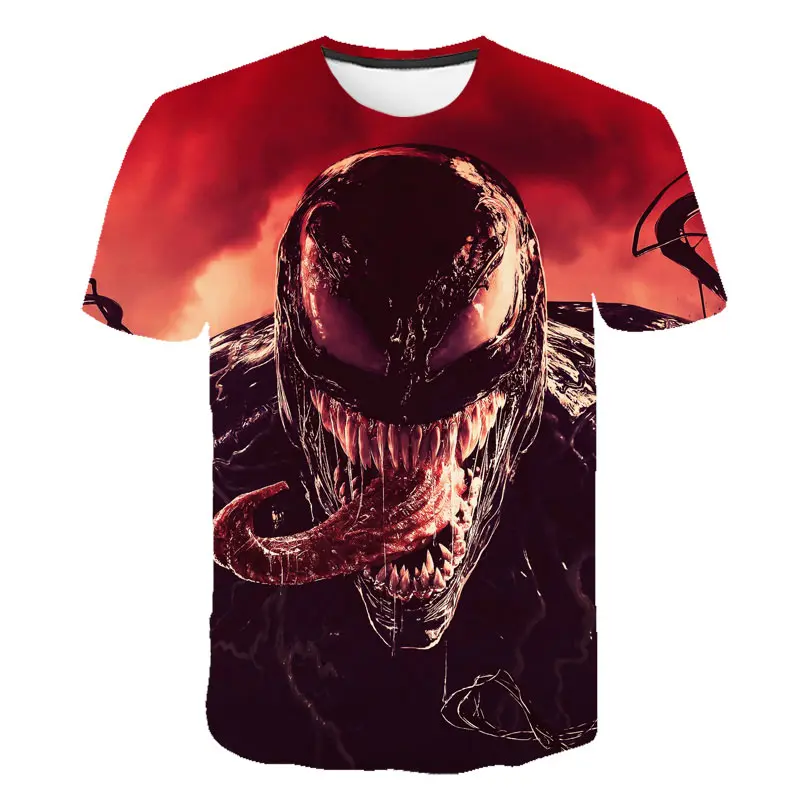 2020 футболка для мужчин новинка Веном 3D печатных футболки и женщин Повседневная