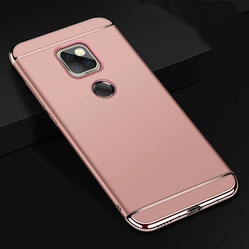 Pink ПК Жесткий чехол Роскошный металлический защитный чехол для huawei P10 плюс P20 P30 Honor 9 10 20 9i 10i 20i играть 8X 8A Коврики 20 lite pro Чехол - Color: Pink