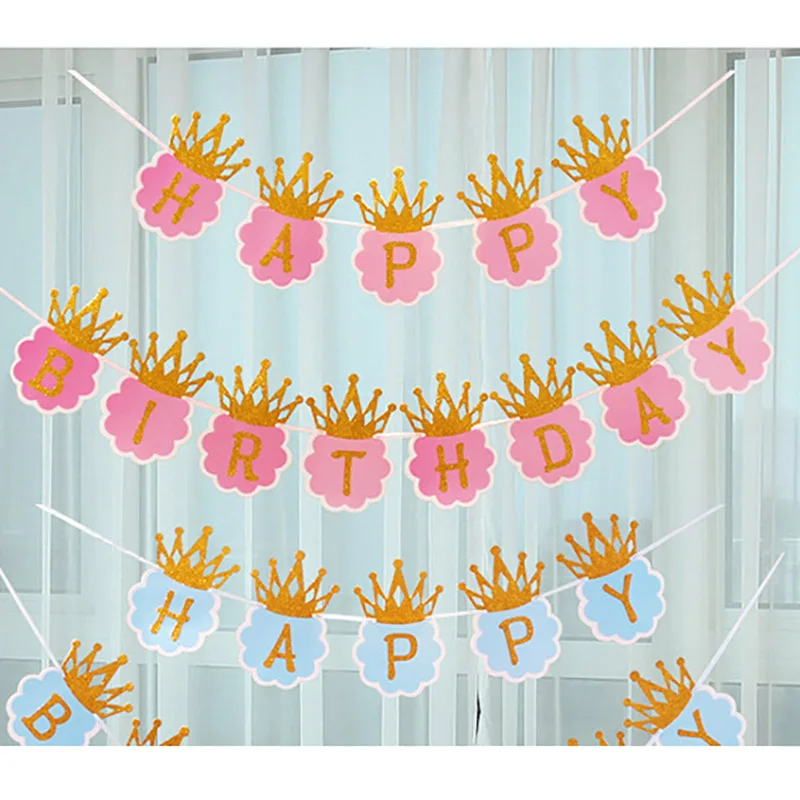 С Днем Рождения Бумаги Королевский флаг композиция детский день рождения макет