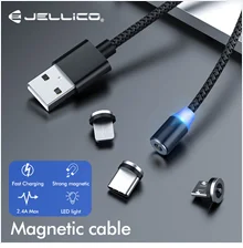 Jellico Micro USB кабель 2A Быстрая зарядка USB телефонный кабель для передачи данных для Samsung Xiaomi Android USB зарядный шнур Microusb зарядный кабель
