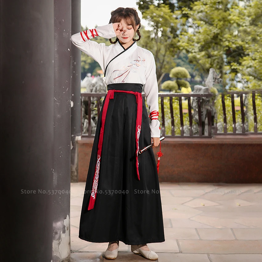 Hanfu Традиционный китайский костюм для женщин и мужчин династии Тан праздничный