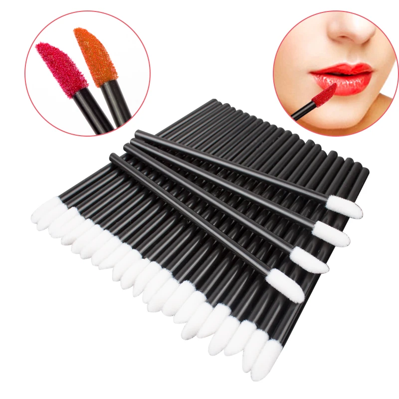 

50/5Pcs Disposable Lip Brush Eyelash Makeups Brushes Lash Extension Mascara Applicator Lipstick Wands Kit Cosmetic Make Up Tools