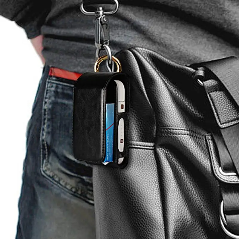 Кожаный чехол-держатель для электронных сигарет iQOS чехлы аксессуары | Мобильные