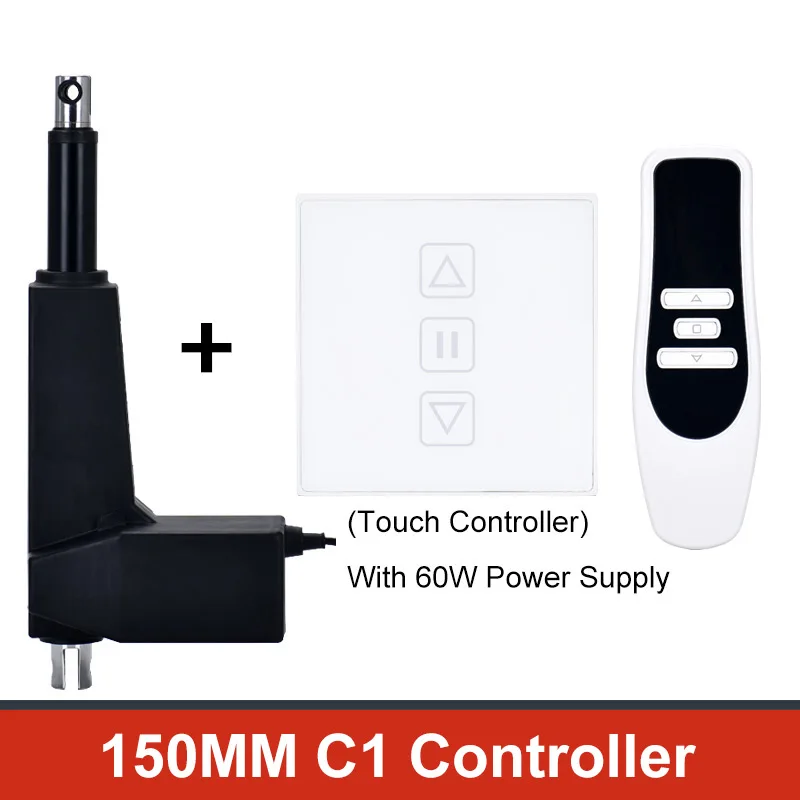 Электрический линейный привод DHLA8000L с ходом 150 мм 8000N 800 кг 1800 фунтов 12 В 24