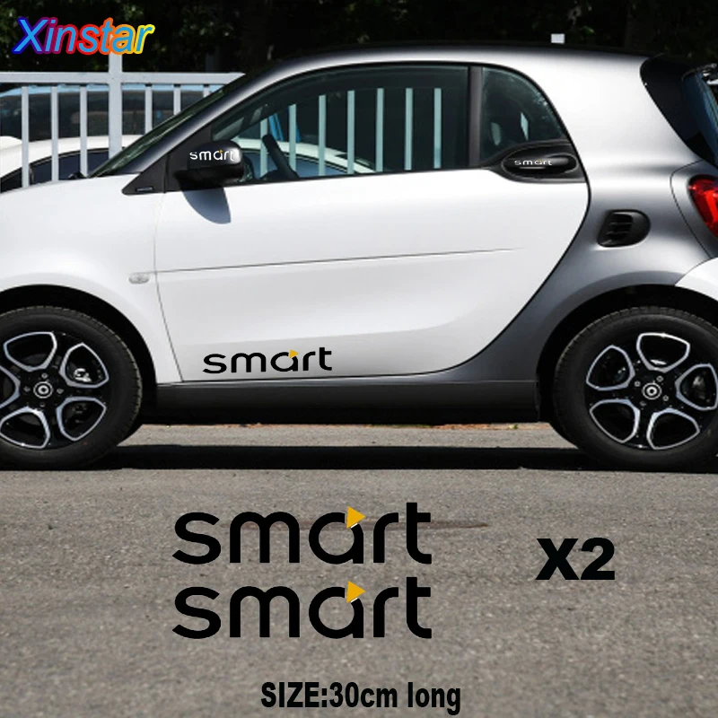 

2pcs/lot car body Sticker for Mercedes Benz Smart
