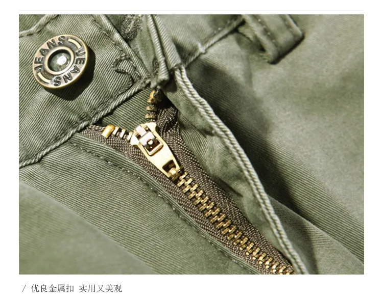 

Best Selling 2020 Men's Clothing Cotton Men's Casual Solid Color Multi-pocket Washed Overalls Outdoor Men's Trousers