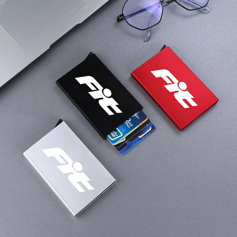 

For FIT Anti-theft ID Credit Card Holder Aluminium Metal Wallets Credit Card Box Rfid Wallet Metal Case Porte Carte
