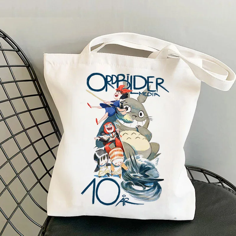 

Totoro shopping bag handbag shopper bolsa reusable jute bag shopping bag bolsas reutilizables bolsa compra cabas