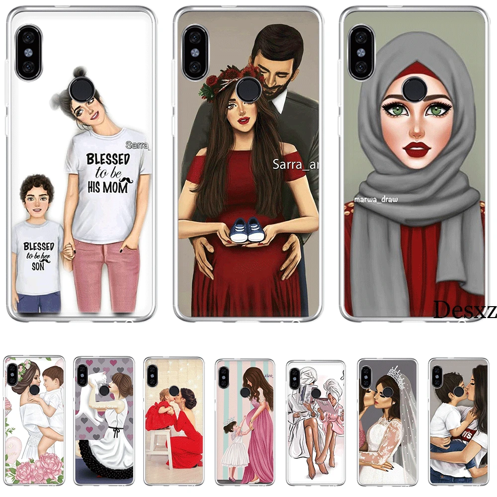 Чехол для xiaomi mi 6 8 A2 Lite A1 5X 6X F1 9 9SE SE MAX 3 A3 CC9 CC9E 9T x 2S черный коричневый волосы
