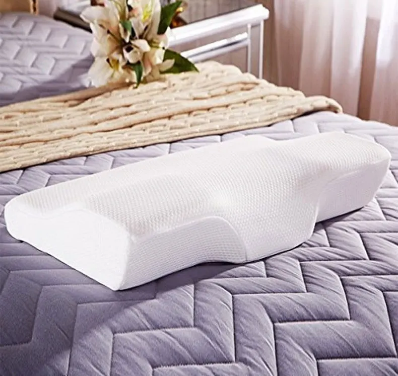 YR Memory Foam постельные принадлежности Подушка для защиты шеи сна медленный отскок Memory Foam подушка-бабочка здоровье затылочный шейный