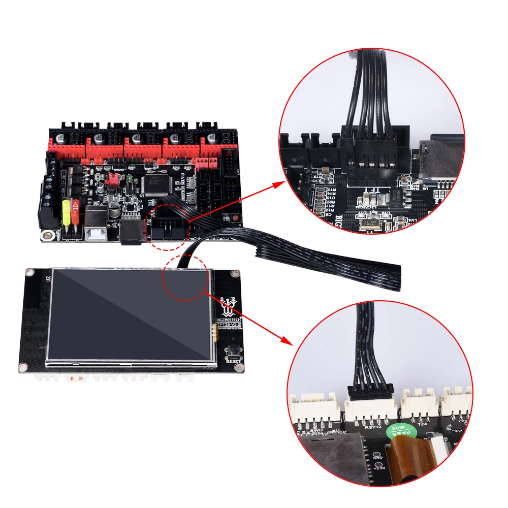 BIGTREETECH SKR V1.3 плата контроллера TFT35 сенсорный экран открытый исходный Reprap для 3D