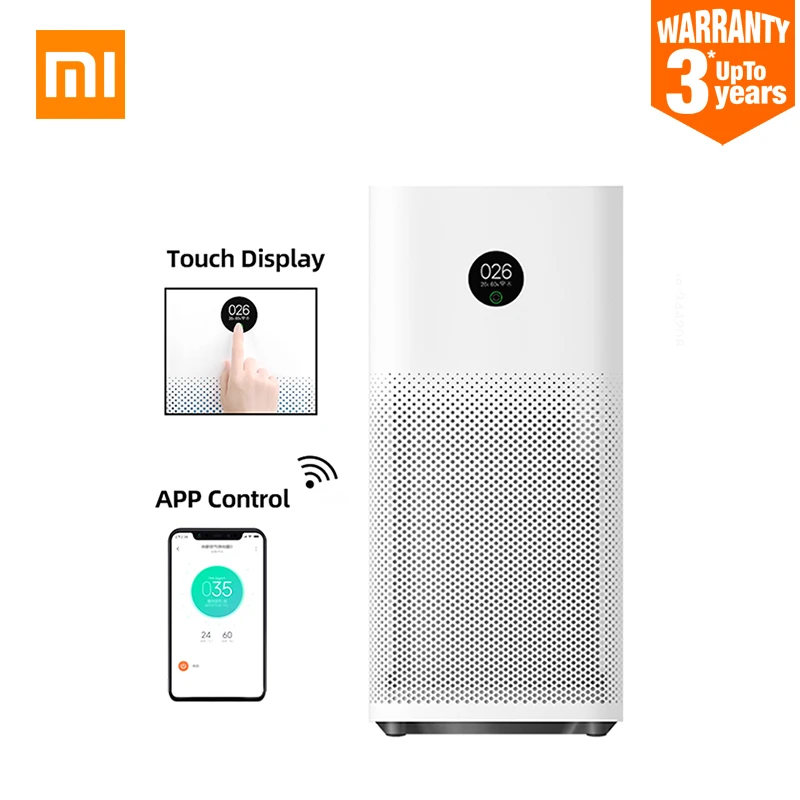 

Очиститель воздуха Xiaomi MIJIA, очиститель воздуха с 3 фильтрами свежего озона, для дома, автоматический стерилизатор дыма и формальдегида, умно...