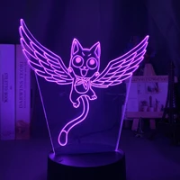 takara tomy fairy tail figure 3d night light childrens toy bedroom decoration table lamp decoration holiday birthday gift
