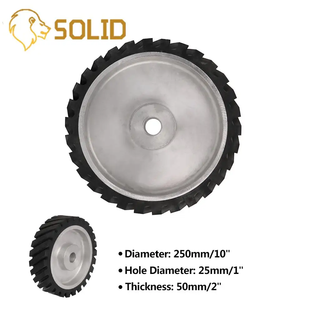 Зубчатая ленточная шлифовальная машина 250 х25х50 мм контактное колесо резиновое