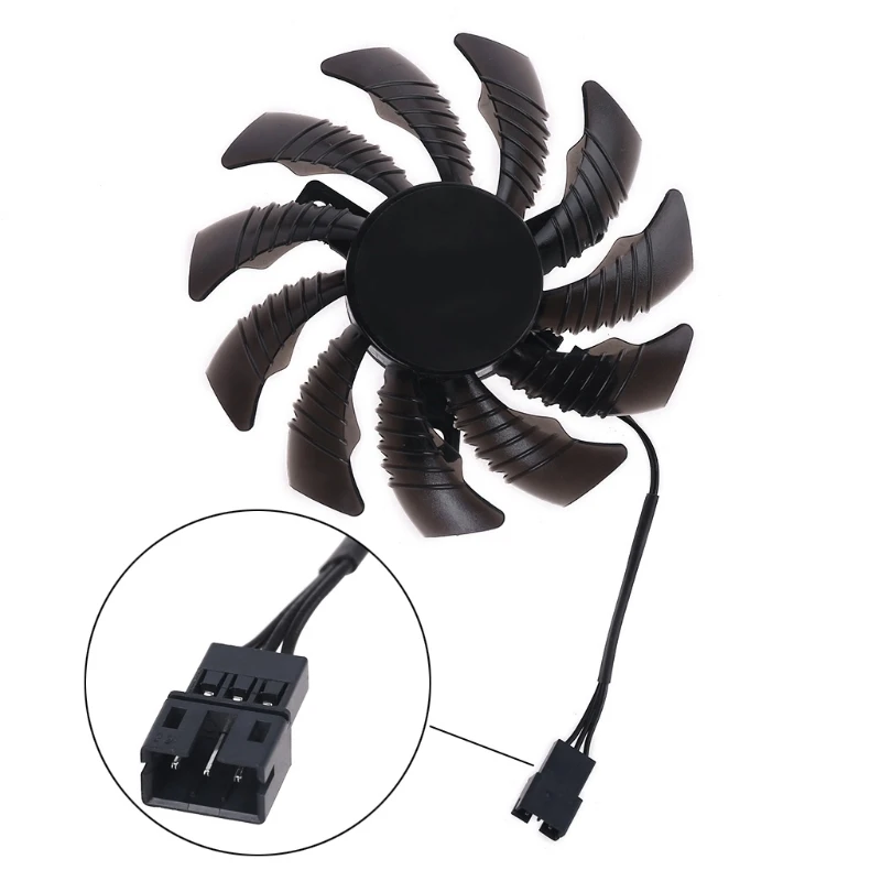 1/3 шт. 75 мм 2/3pin T128010SU Вентилятор Охлаждения видеокарты для Gigabyte GTX970 A0KB