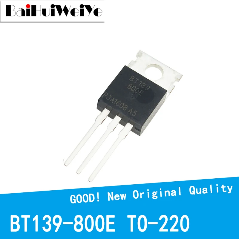 

20PCS/LOT BT139-800E BT139 16A 800V BT139-800 TO-220 TO220 MOSFET P-Channel Field Effect New Original Good Quality Chipset