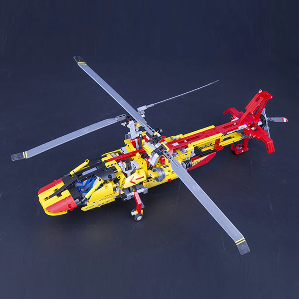 

Экспертные креативные идеи высокотехнологичная серия городской вертолет 3357 1156 шт. строительные блоки кирпичи Moc модель модульная игрушка д...