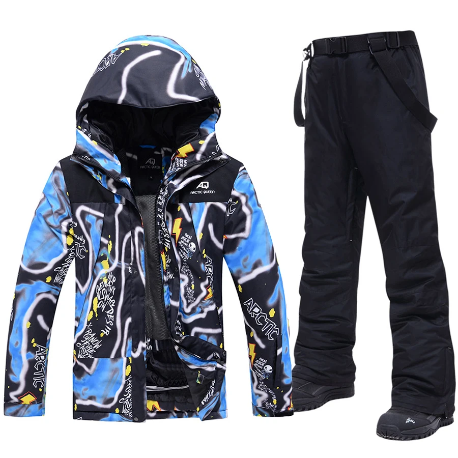 

New Winter Ski Suit for Men Warm Windproof Waterproof Outdoor Sports Snow Jackets and Pants Wear Male Ski Equipment Snowboard