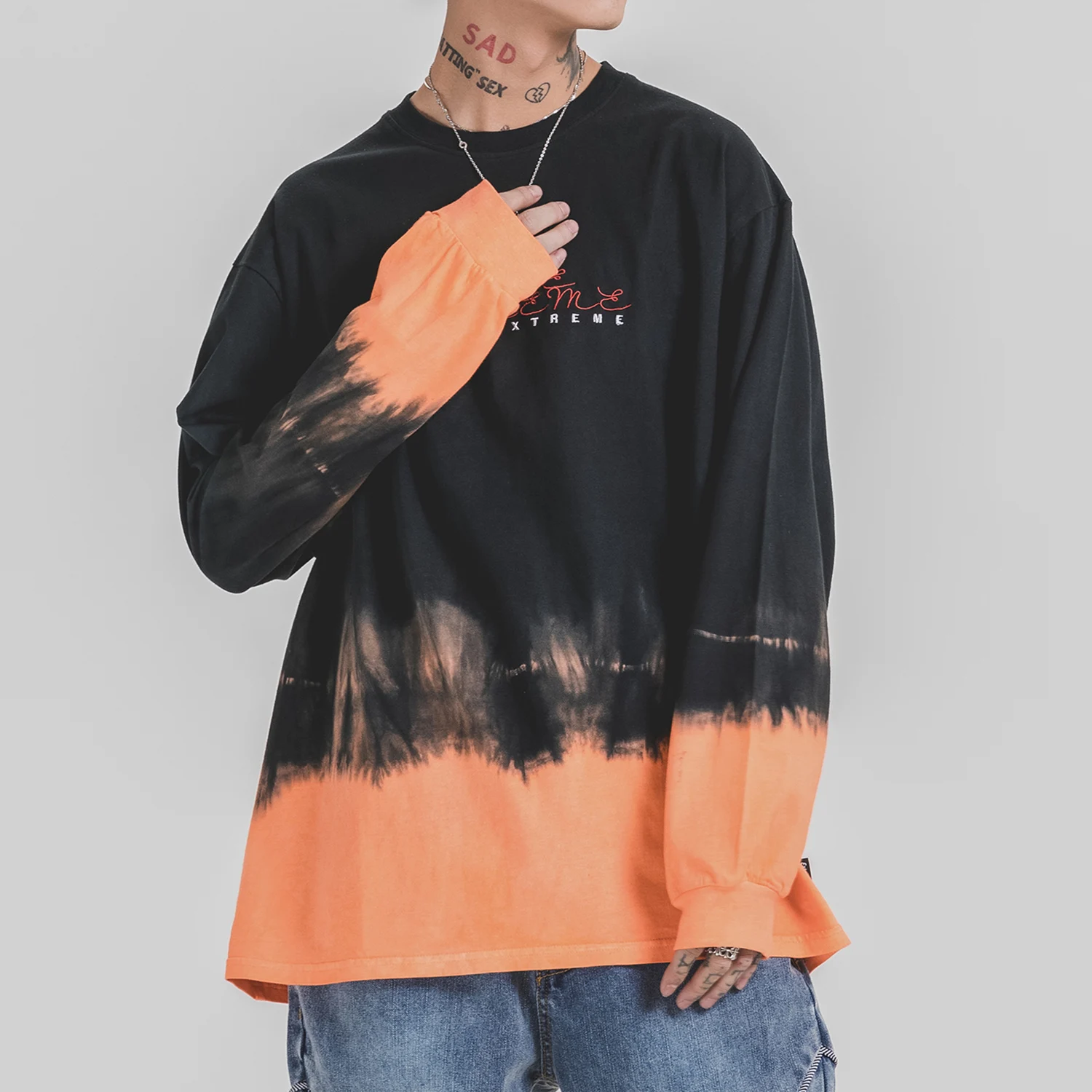 Aelfric Eden винтажные мужские свитшоты с галстуком 2020 модные топы в стиле Харадзюку С