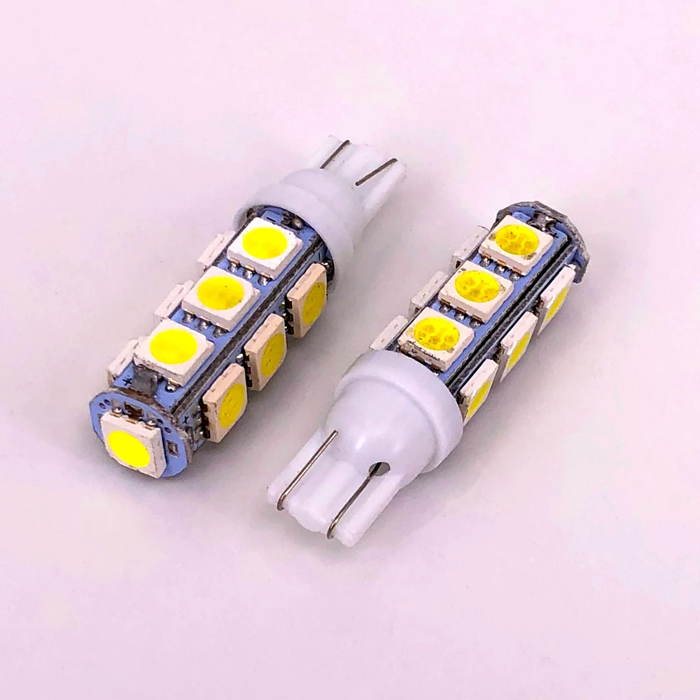 100 X T10 192 W5W 13 SMD 5050 led Автомобильный светильник для чтения двери автомобильный