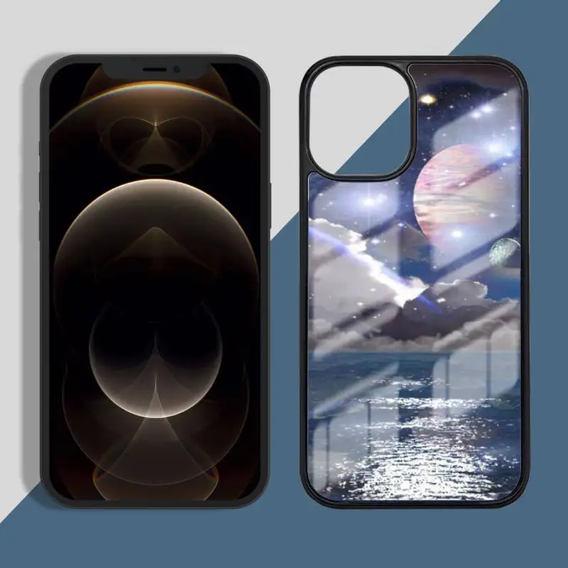 

Universe planet Phone Case PC for iPhone 11 12 pro XS MAX 8 7 6 6S Plus X 5S SE 2020 XR