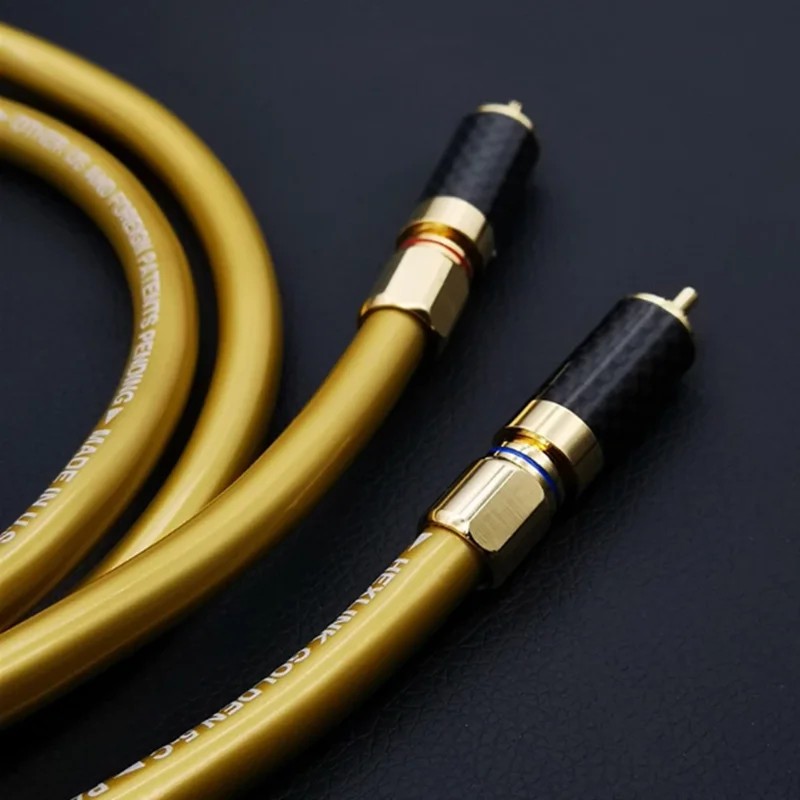 

CARDAS oxygen-free copper+silver-plated shielding fever-grade audio signal cable double lotus RAC plug CD amplifier cable