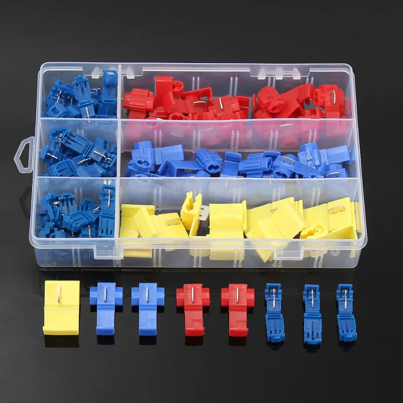 85 шт. обжимные клеммы для проводов из ПВХ коннектор быстрого сращивания зажим