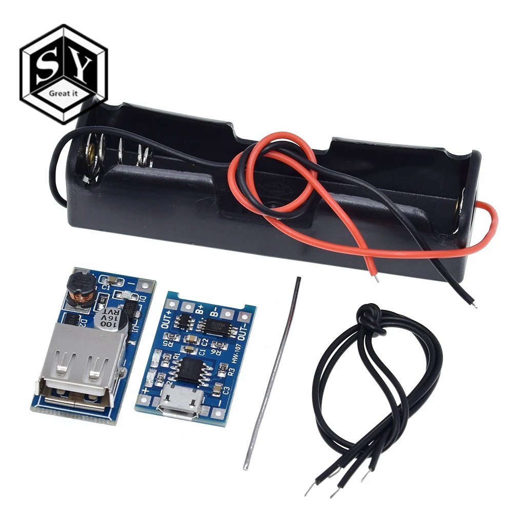5V 1A Micro USB 18650 литиевая батарея зарядная плата модуль зарядного устройства+ защита двойные функции TP4056