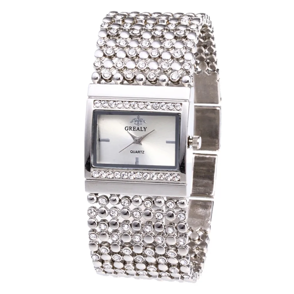 H Новинка Reloj Mujer женские круглые часы с бриллиантовым браслетом Аналоговые кварцевые наручные часы с механизмом saat Montre Femme Relogio Feminino - Цвет: H
