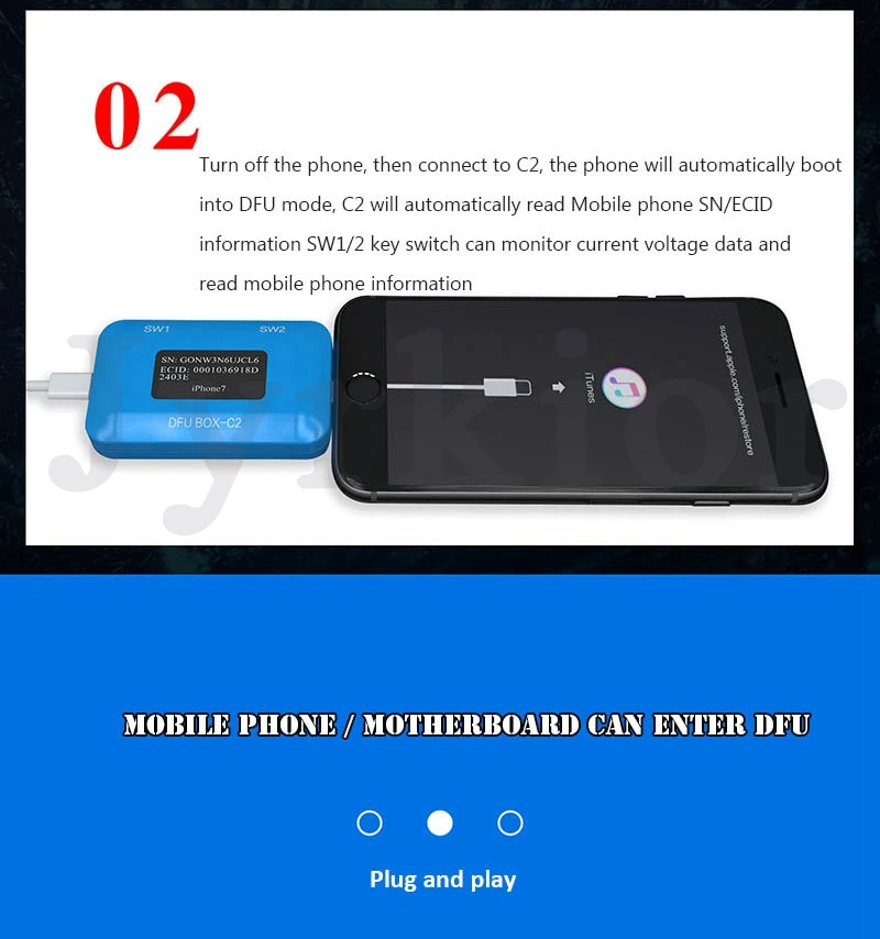 JC C1 умная ремонтная коробка для iPhone XR XS MAX X 8 Plus 8 7P 6S Plus 6S 6P 6 плата для зарядки аккумулятора