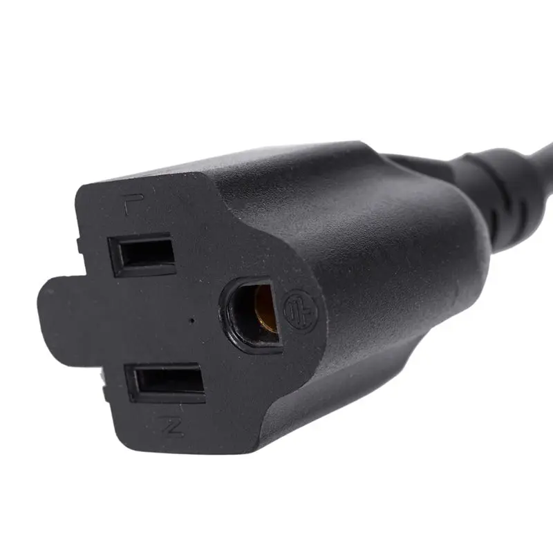 Кабель-адаптер IEC 320 C14 штекер-гнездо C5 с штекером на гнездо NEMA 5-15R | Канцтовары для