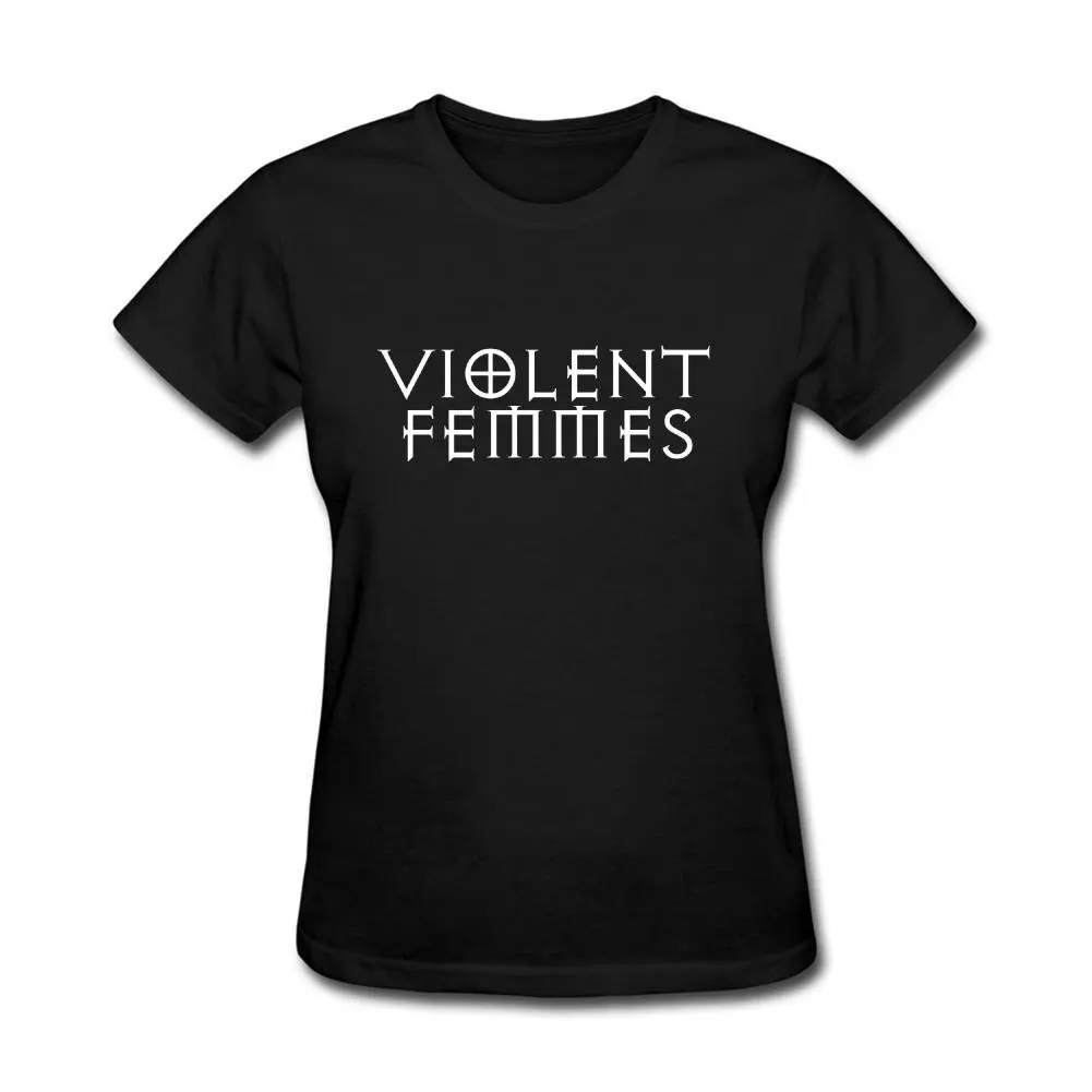 

XIULUAN Women's Violent Femmes Logo T-shirt