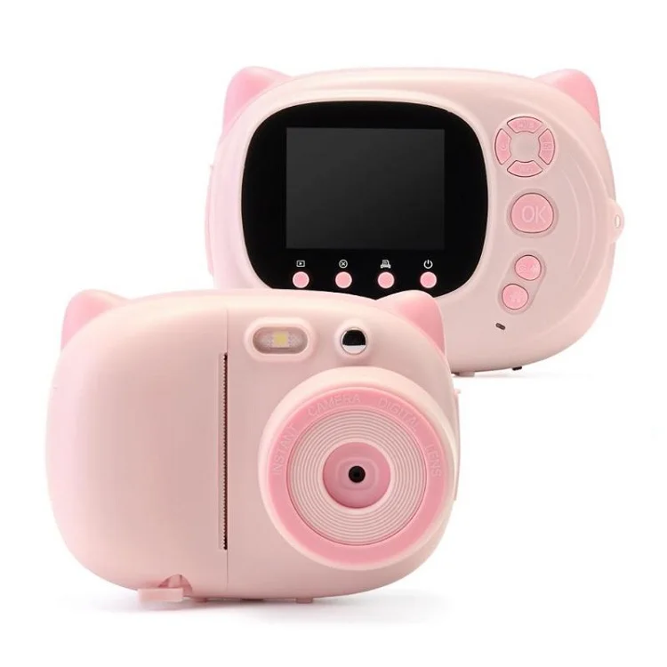 Photo Camera WiFi 1080P Многофункциональный Детский цифровой фотопринтер Камера съемка запись DIY Instax видео регистратор видеокамера подарок - Цвет: Photo Camera