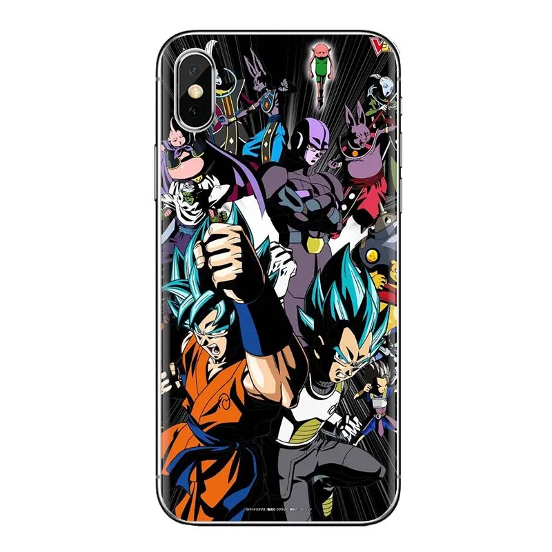 Чехол из ТПУ для iPhone XS Max XR X 4 4s 5 5S 5C SE 6 6S 7 8 Plus samsung Galaxy J1 J3 J5 J7 A3 A5 Dragon Ball Super z poster |